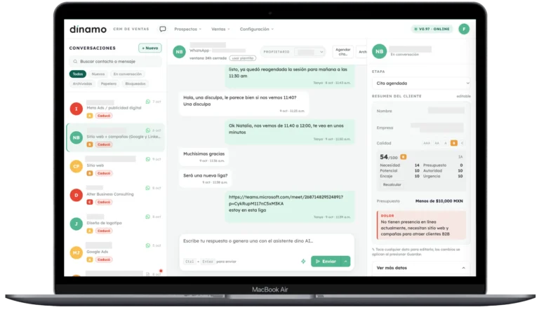dashboard-dinoCRM